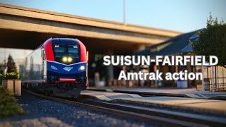 Various Amtrak Trains @ Suisun-Fairfield Amtrak station