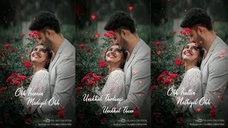 Unakkul Thodangi 💞 Unakkul Thane 💞 Whatsapp Status 💞 Full Screen 💞 RJ BRU CREATION