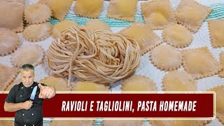 LA PASTA AL MATTARELLO IN POCHI MINUTI - tagliolini e ravioli fatti in casa