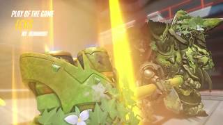 EcksLive - Overwatch - Rein quintuple charge outside the airlock