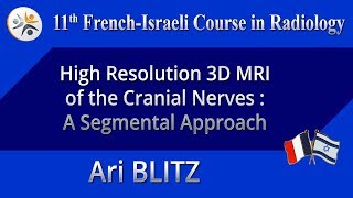 High Resolution 3D MRI of the Cranial Nerves: A Segmental Approach - Ari BLITZ