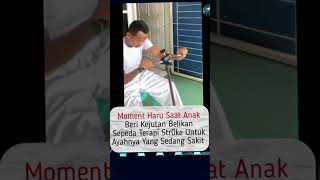 Momen Anak Beri Kejutan Kepada Ayahnya Yang Sedang Stroke #ayah #shortvideo #stoke #trending #anak