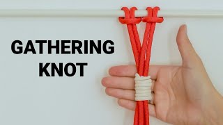 How to Tie a Macrame Gathering Knot (Wrapping Knot)