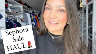 SEPHORA SALE HAUL + FIRST IMPRESSIONS!