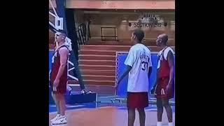 Kobe Bryant with the bucket on Richard Hamilton during 96’ McDonald’s All American practice