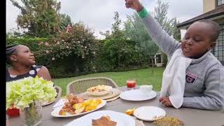 The Kabus family breakfast snatched by an eagle