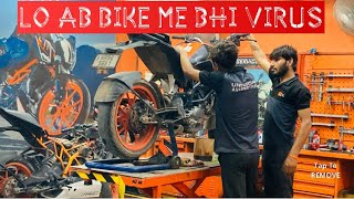 VIRUS IN DUKE || KTM SERVICE DONE BEFORE BIRTHDAY CELEBRATION|| SPECIAL DAY|| MUSAFIR MV |