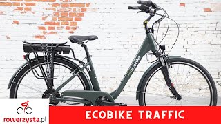 Rower miejski elektryczny Ecobike Traffic Dark Green - dla wymagających koneserów jazdy miejskiej