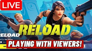 🔴 LIVE 🔴 FORTNITE SQUADS And CUSTOMS With VIEWERS! Come Join Up! #shorts