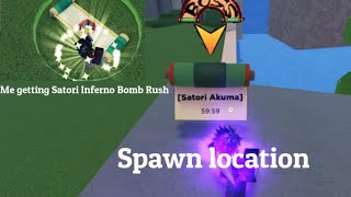 Spawn location of Satori akuma boss + Getting Satori Inferno Bomb Rush