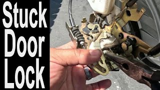 Rear Door Won't OPEN? Spring Adjustment on Nissan Rear Door Lock | Xterra/Pathfinder