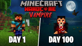 I Survived 100 Days as a Vampire in Minecraft... Here's what happened