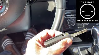 How to replace the VW eGolf Key Battery (60 sec)