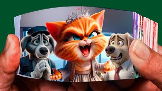 Evil Cat Boss Fires All The Dogs | FlipBook