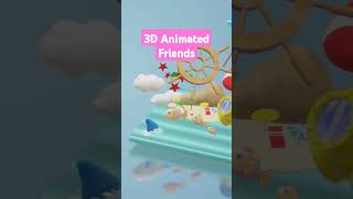 3D Animated Friends subscribe share #familyfun #interactivelearning #childdevelopment #circles