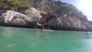 Swimming in paradise - Cala Macarelleta, Menorca.