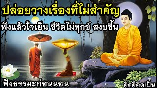 ปล่อยวางเรื่องที่ไม่สำคัญ มีสติ ชีวิตสงบสุข🙏ฟังธรรมะก่อนนอน(1016)8