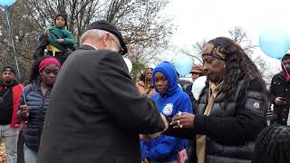 Memorial Tribute Dove Release for Leonard Riggins Jr.