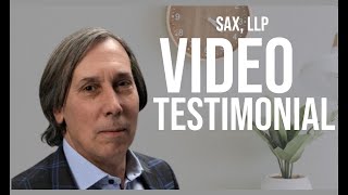 VIDEO TESTIMONIAL- Todd Polyniak, CPA of SAX LLP