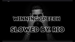 Winning Speech | Slowed & Reverb | Karan Aujla | Slowed By RiO