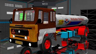 Ashok Leyland tanker mod for bussid | bus simulator Indonesia | indian mod | Ashok Leyland mod