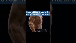 Important Steps To Grow Your Arms Pt 1 #workout #exercise #gym #motivation #healthtips #fitness #fyp