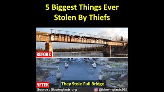 5 Biggest Things Ever Stolen By Thieves