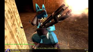 Unreal Tournament 2004: Lucario, Renamon and Krystal in Ankha Zone