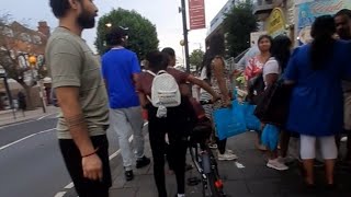 3 August 2024 cycling through vibrant Wembley  stadium  location  #visitlondon