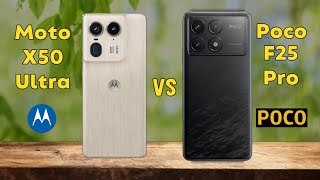 Motorola Moto X50 Ultra vs Poco F6 Pro Comparison || Specs || ATF 4U