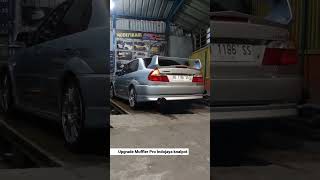 Mitsubishi Lancer Evo | Upgrade  Muffler Pro Indojaya Knalpot #mitsubishilancerevo #knalpotmobil