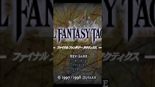 FINAL FANTASY TACTICS Opening Movie - PS1 Shorts #iykyk