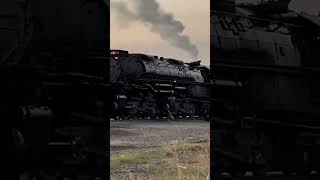 UP Big Boy 4014 sits in Coffeyville being prepared for its trip to KC!