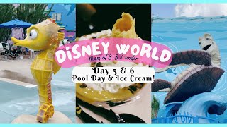 DISNEY WORLD | Pool day at Art of Animation, Epcot Fireworks & Disney Boardwalk Ice Cream!  | DAY 5