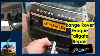 Range Rover Evoque Tailgate repair