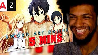 Sword Art Online IN 5 MINUTES Reaction