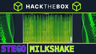 Milkshake [easy]: HackTheBox Stego Challenge (sonic visualizer)