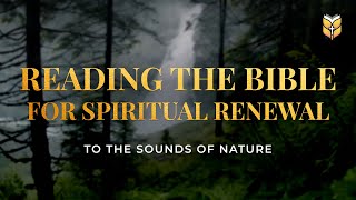 Reading the Bible for spiritual renewal to the sounds of nature