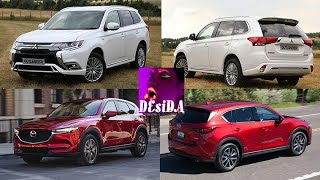 2019 mitsubishi Outlander vs 2019 Mazda CX-5 (technical comparison) #Mitsubishi #Mazda