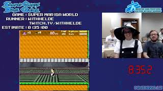 New Super Marisa World (Any%) by Withhelde in 39:16 - SGDQ 2013