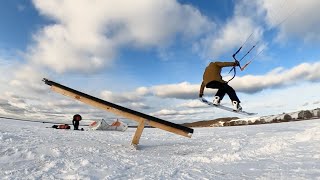 Badminton - snowkite park at Ple lake