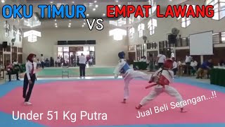 Popda Sumsel Cabor Taekwondo U 51 kg Putra || OKU TIMUR VS EMPAT LAWANG