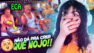 PASSEI MAL!!🤮 - As Comidas de Rua mais NOJENTAS da India. Você comeria isso??