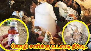 கோழி சளி,சுவாச பிரச்சினை - உடனடி தீர்வு இந்த மருந்தை பயன்படுத்துங்க