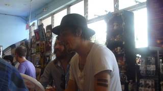 The Maine, music group, signing autographs at meet and greet - TopSignatures.com