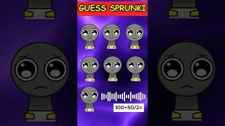 Guess SPRUNKI BABY characters by their VOICES? #sprunki #incredibox