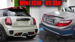 MINI John Cooper Works vs Mercedes SLK. CULOAREA ANULUI