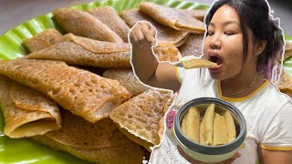 ASSAMESE STYLE PITHA RECIPE (AWAN) || PACKING SOME PITHA FOR MY COLLEAGUE ✌️ || DAILY VLOG