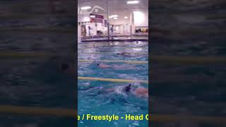 Freestyle Drill:  Freestyle/Backstroke – Head Games