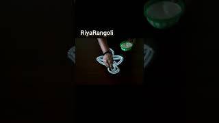 deepavali kolam simple rangoli 1 minute kolam #muggulu #Rangoli..#shorts